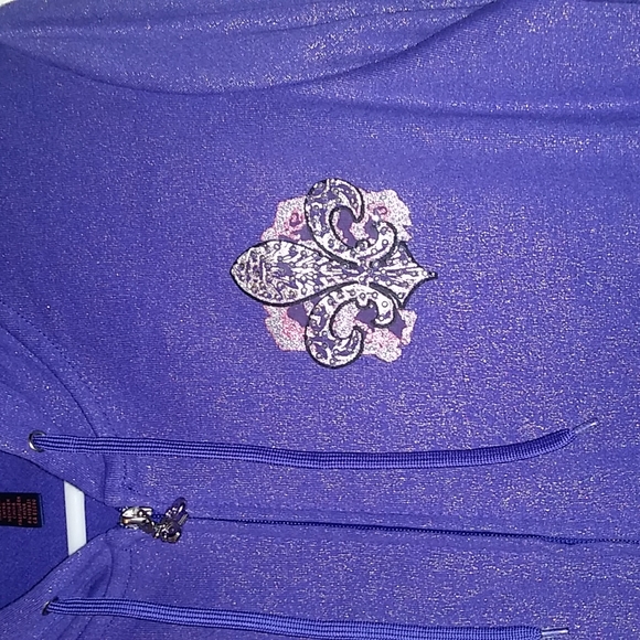 Purple 💜 & Gold Dereon Jacket (XL) - Picture 6 of 14